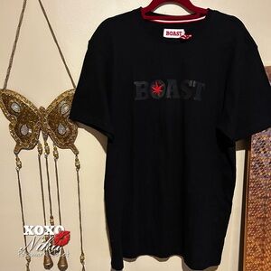 BOAST Black Men's T-Shirt - Size Medium